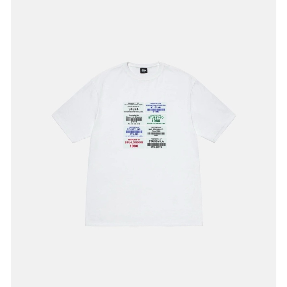 Stussy Gloss Finish Graphic Tee - Large & Unisex​